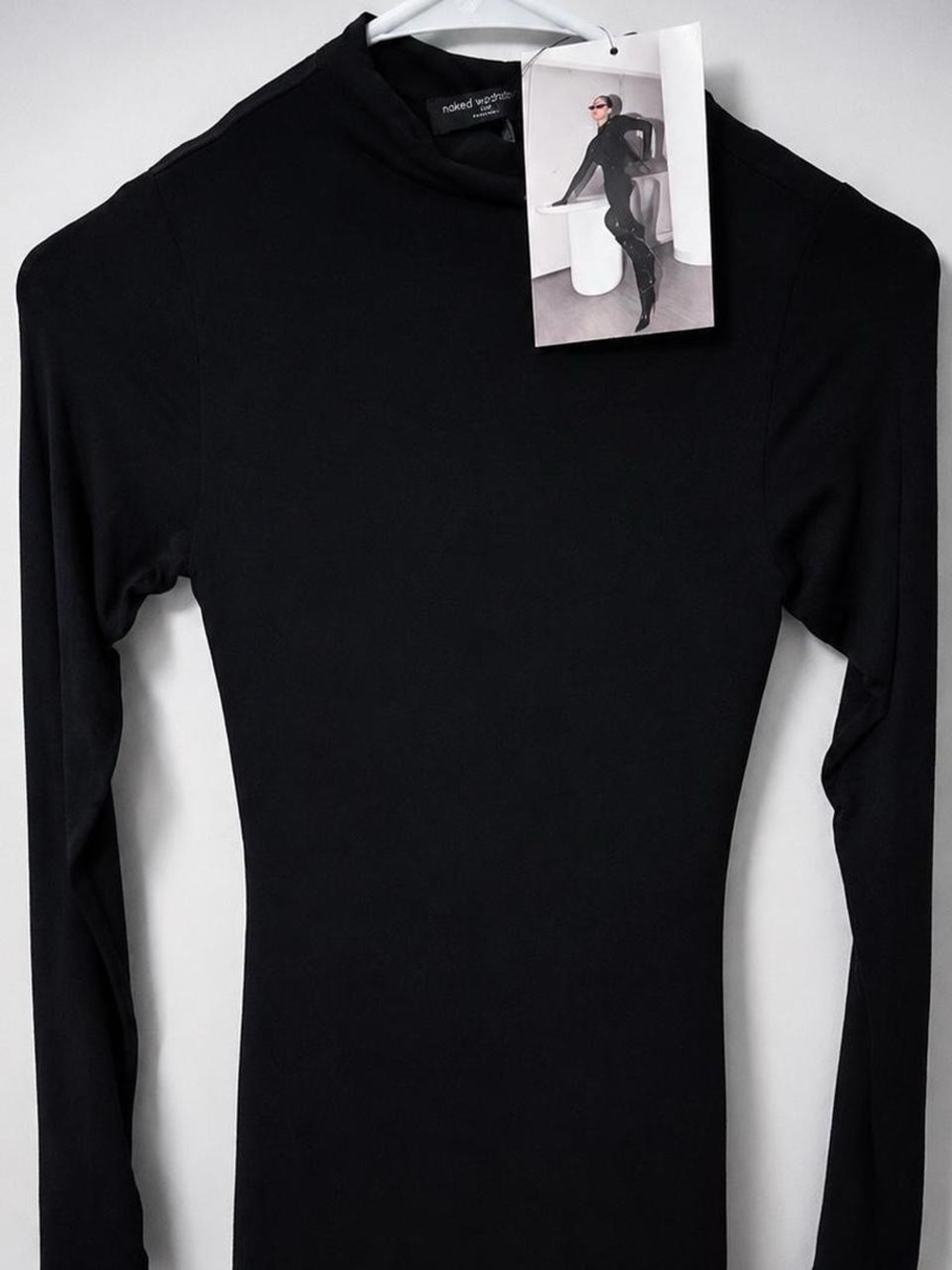 NWT Naked wardrobe long sleeve mini dress